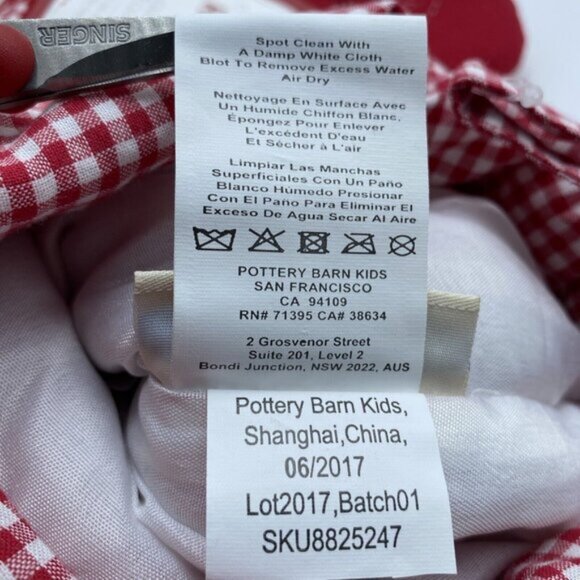 Pottery Barn Kids Gunner Scotty Dog Firetruck Christmas Holiday Stocking Quilted - Picture 8 of 11